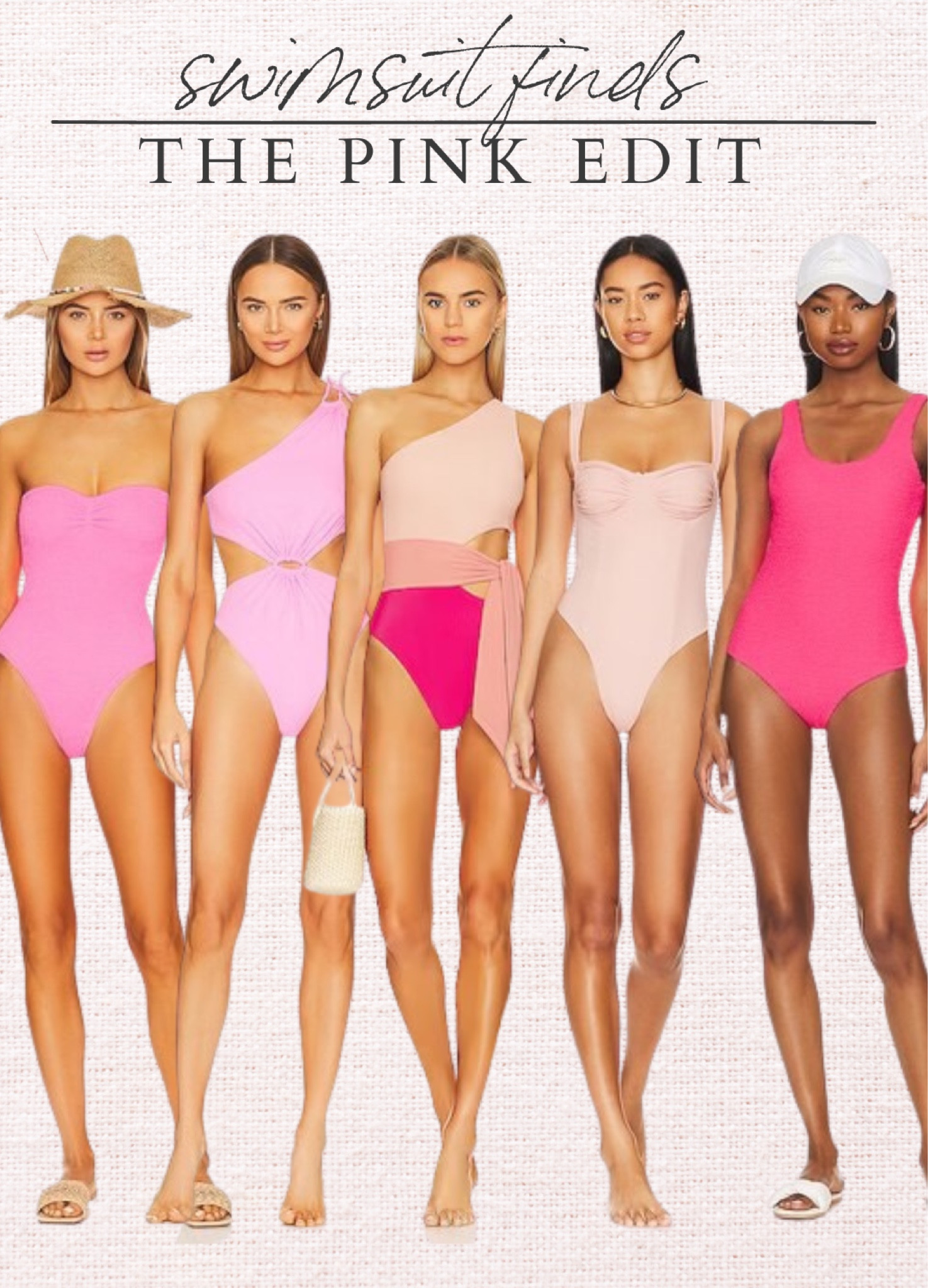 Pink swimsuits for Summer! 

#LTKSeasonal #LTKstyletip #LTKswim