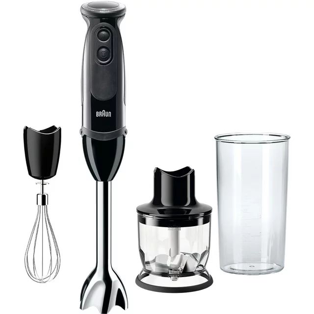 Braun Multi Quick 5 Varo Hand Blender with 21 Speeds, Whisk, and 1.5-Cup Chopper - Walmart.com | Walmart (US)