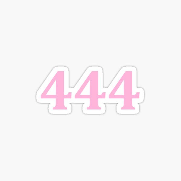 444 Angel Number Sticker | Redbubble (US)