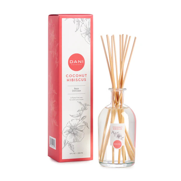 Coconut Hibiscus Reed Diffuser - Large | DANI Naturals