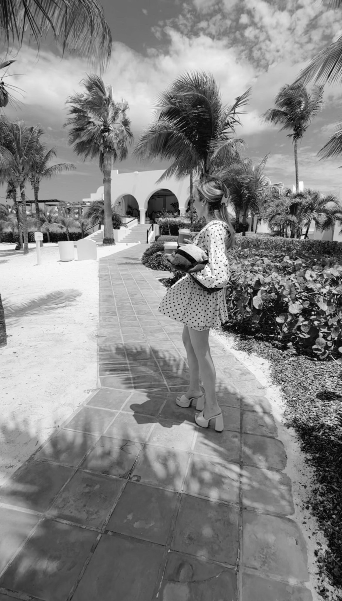 The cutest polka dot outfit! 