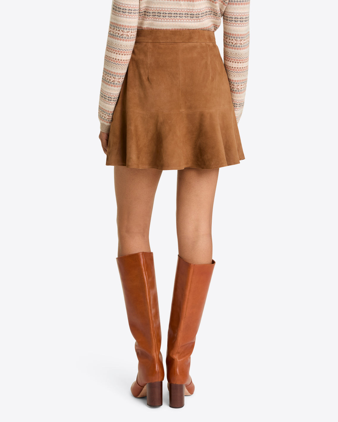 Flutter Skirt in Suede | Draper James (US)
