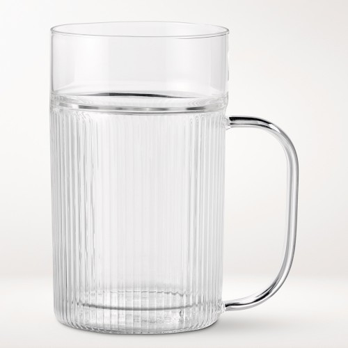 Bistro double-wall tall mugs, set of two