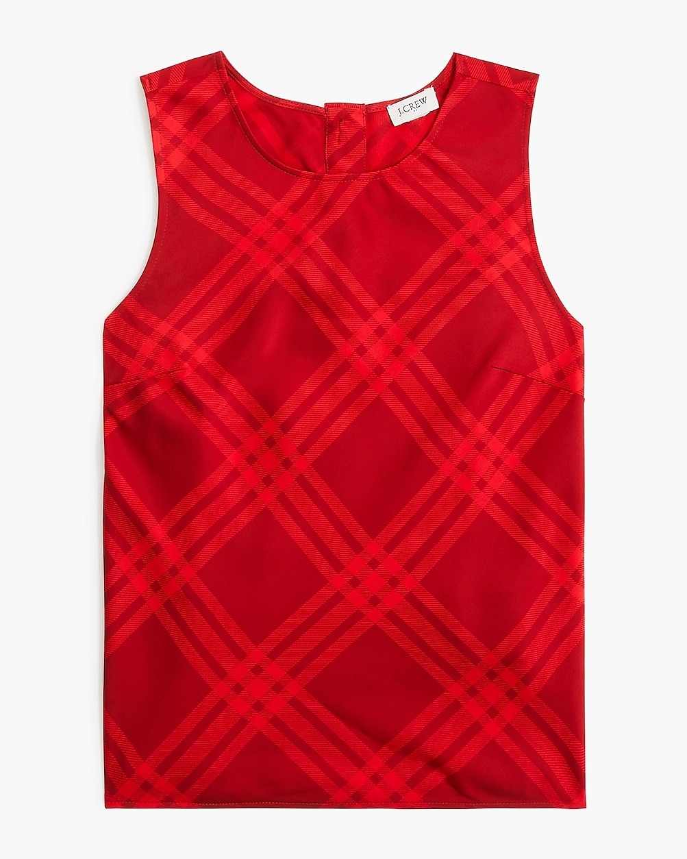 Plaid sleeveless top | J.Crew Factory
