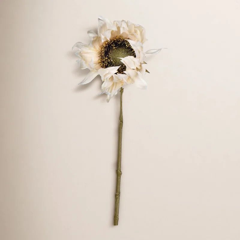 24" Artificial Sunflower Stem (Set of 4) | Wayfair North America