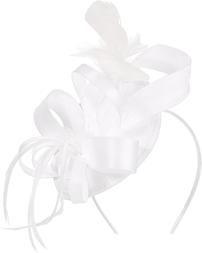Fascinators Hats for Women - Kentucky Derby & Tea Party Hats - Flower Wedding & Church Headband H... | Amazon (US)