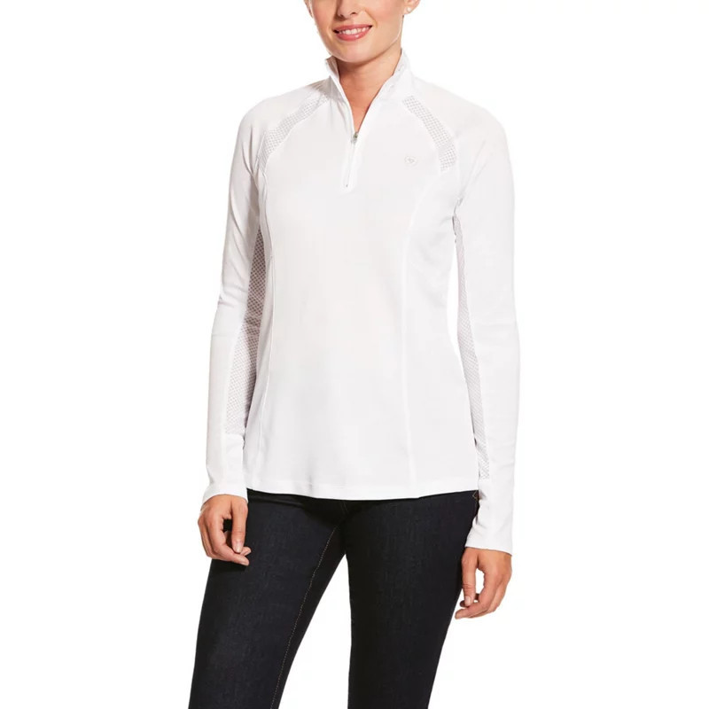 Ariat Women's 1/4 Zip Sunstopper 2.0 Long Sleeve Base Layer | Academy Sports + Outdoors