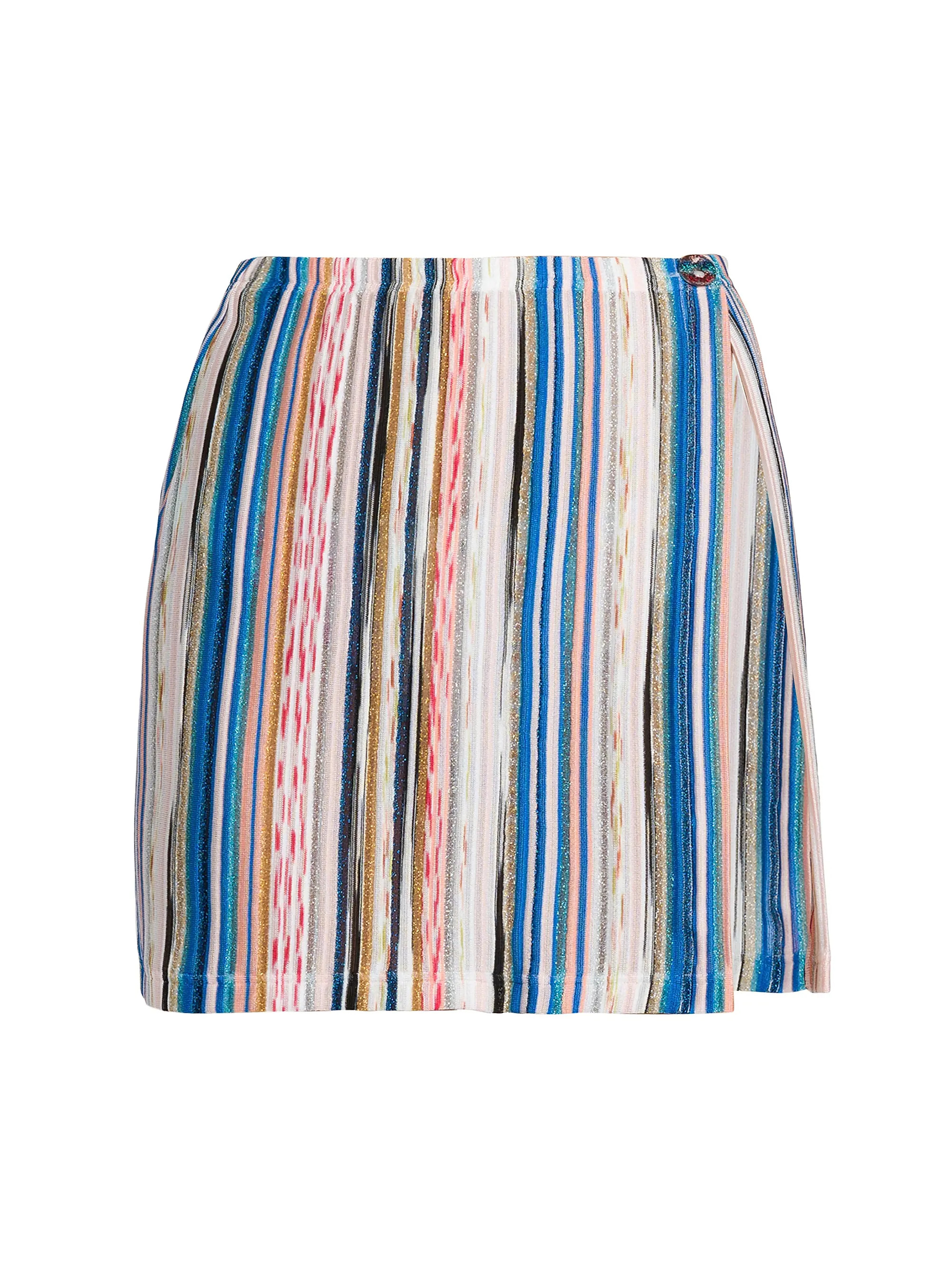 Missoni Metallic Striped Knit Miniskirt | Saks Fifth Avenue | Saks Fifth Avenue