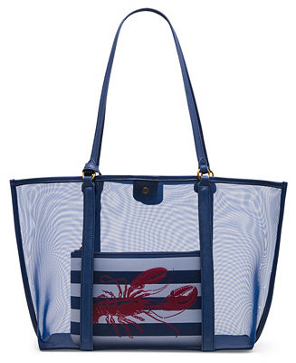 Betsey Johnson Hotta Than Butter Mesh Large Tote Handbag - Macy's | Macy's