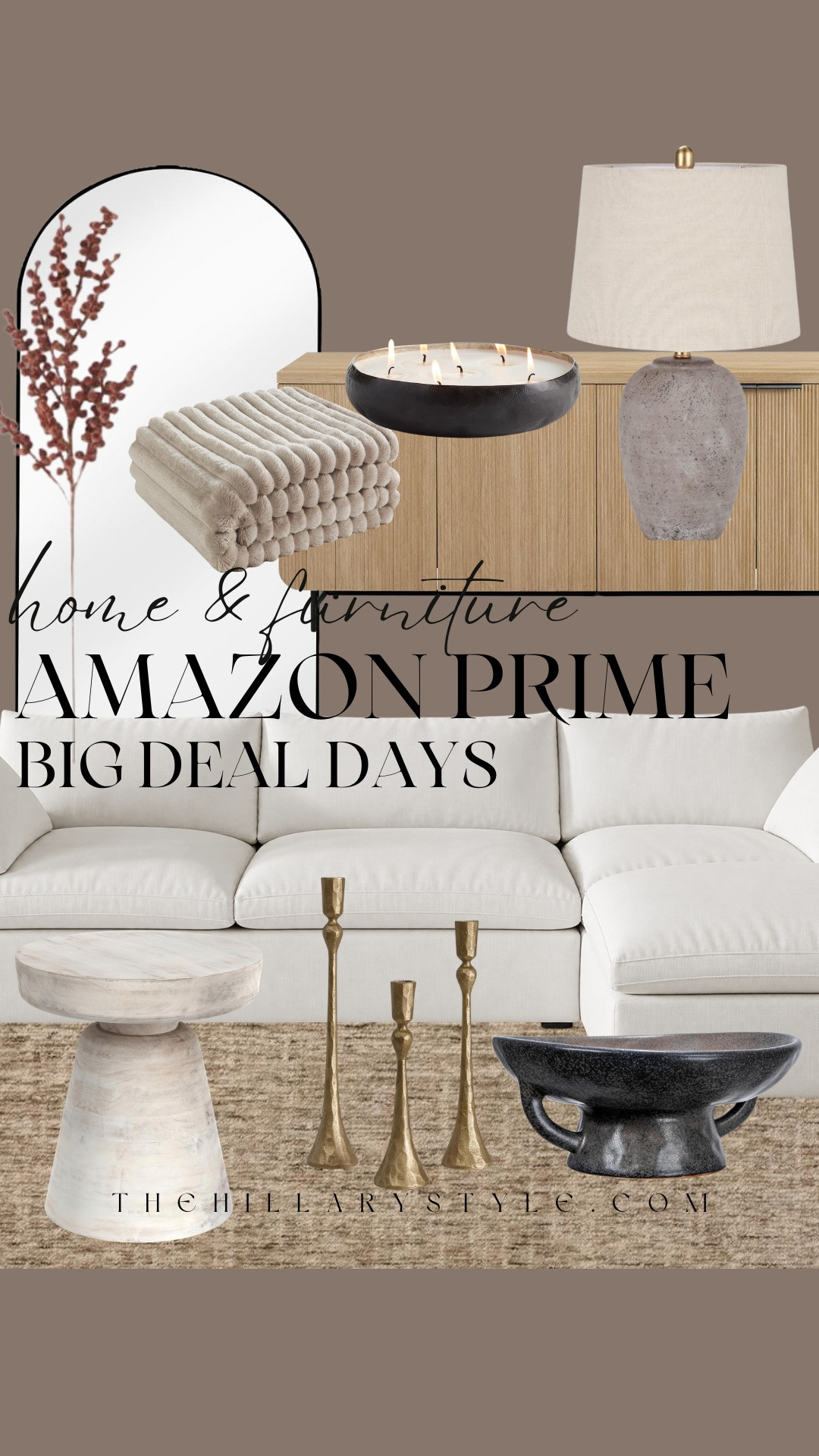 Big Deal Days home finds that make a room feel pulled together 🤎 Furniture & finishing touches I’d pick for a little home refresh. Shop my picks here!
#AmazonHome #AmazonFurniture #BigDealDays #HomeDecor #HomeRefresh #LTKHome 

 #LTKSeasonal #LTKOver40 #LTKHome