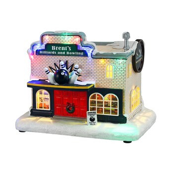 Carole Towne Ct Brent's Ballards and Bowling Lighted Village Scene | Lowe's