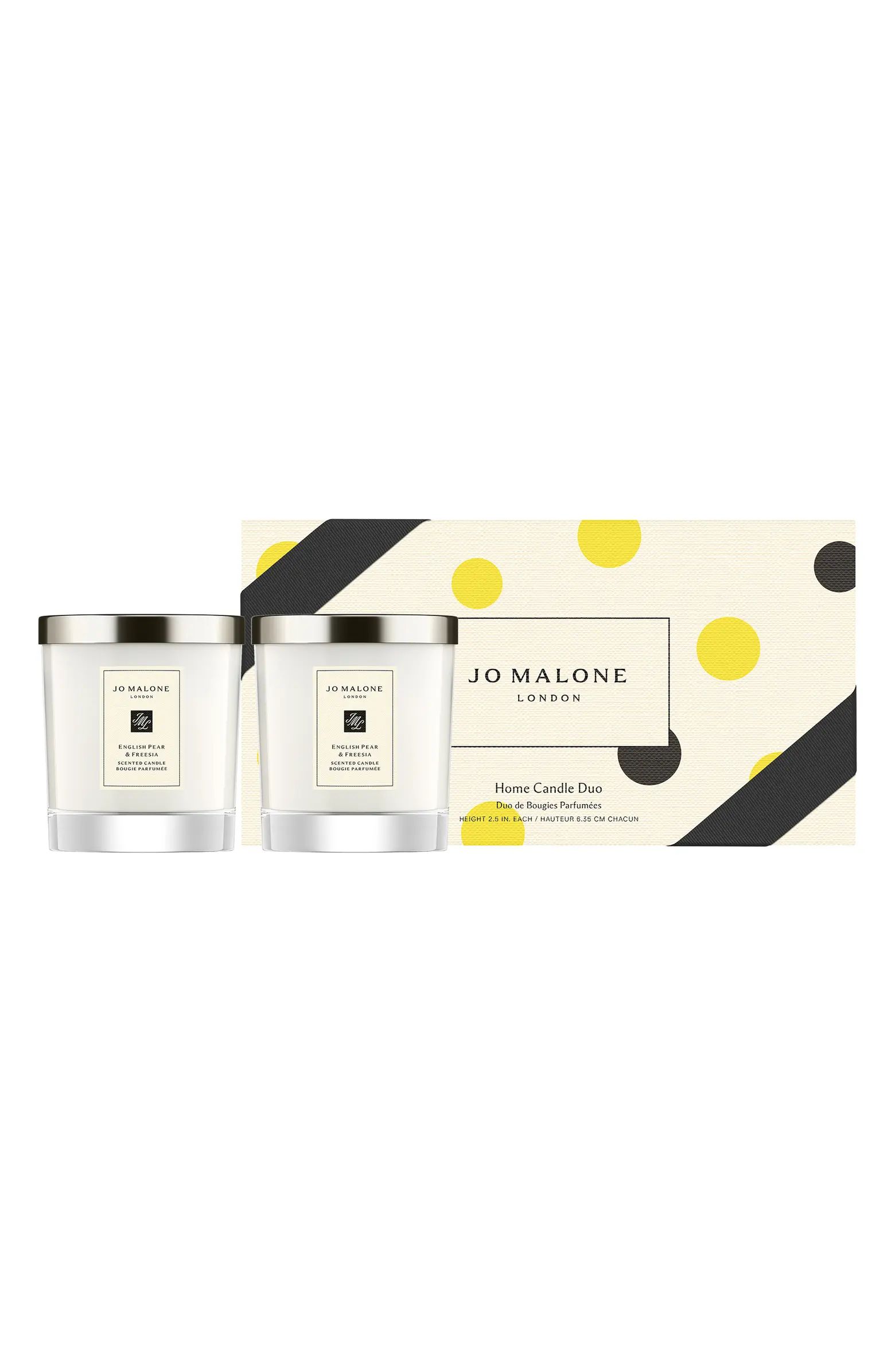English Pear & Freesia Scented Home Candle Duo Set USD $150 Value | Nordstrom