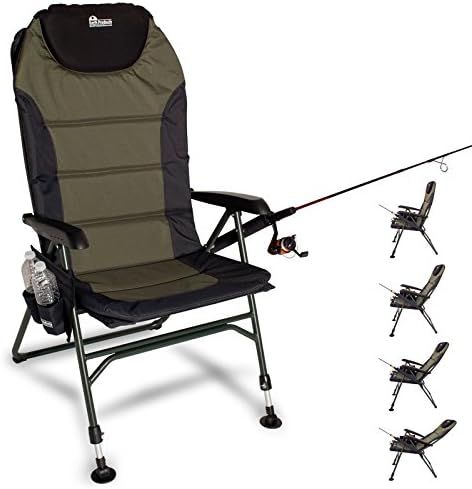 EARTH PRODUCTS STORE Ultimate 4-Position Adjustable Outdoor Fishing Chair w/Adjustable Front Legs... | Amazon (US)