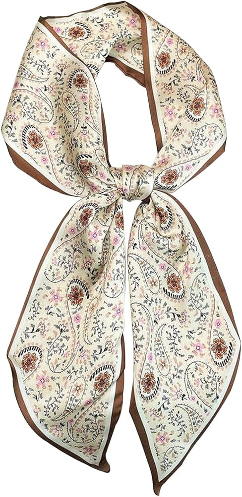 Head Scarf Hair Neck Scarves For Women Purse Bag Scarfs For Handbags Silky Long Thin Satin Headsc... | Amazon (CA)