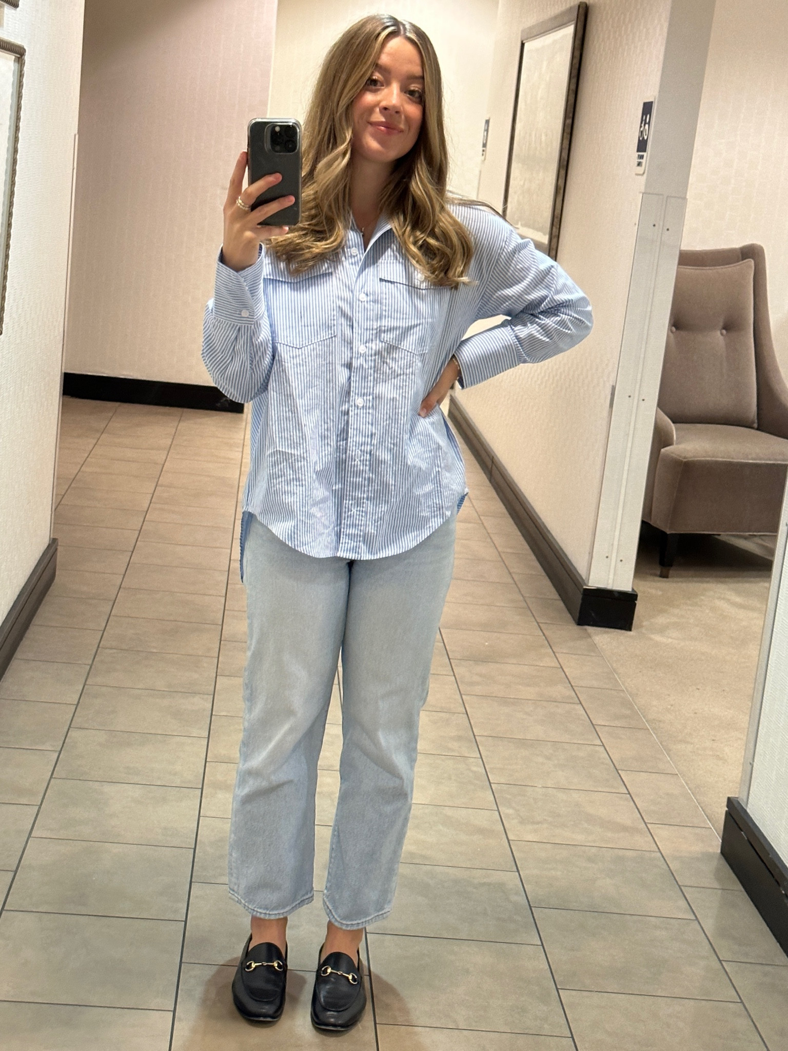 Summer blues. A simple but impactful outfit to throw on when you’re running behind!

#LTKfit #LTKunder100 #LTKworkwear