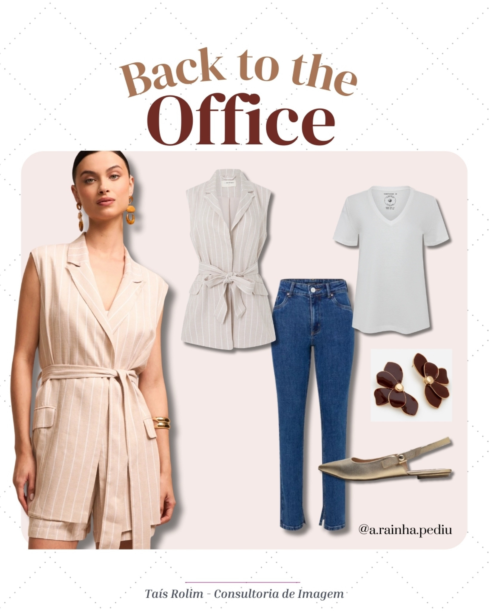 Tons neutros que vão bem em todas as cartelas de coloração pessoal! Look fresh para a volta ao trabalho! 

#LTKsummer #LTKbrasil #LTKlookdetrabalho