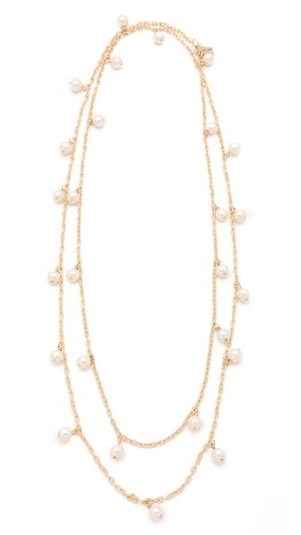 New Imitation Pearl Wrap Necklace | Shopbop