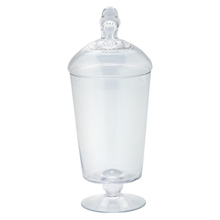 Diamond Star Glass Apothecary Jar with Lid Clear (12"x5") | Target