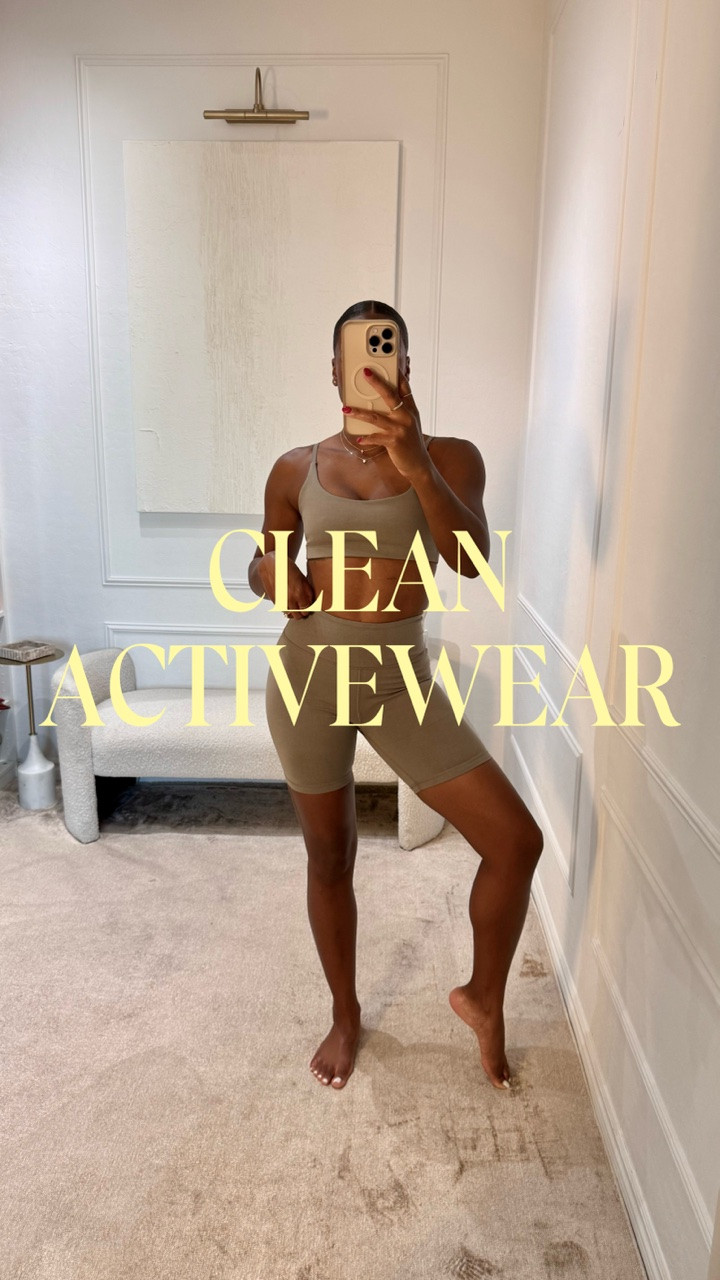 Yall, 🗣️ stop sweating in polyester! Comment MATE and I’ll send you the links. 

#cleanclothing #naturalfabrics #activewear #elevatedbasics
