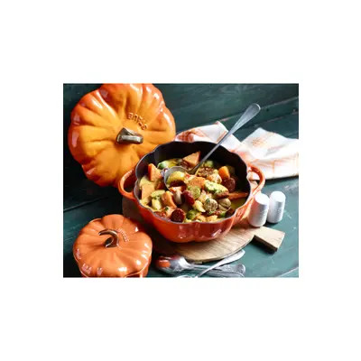 Staub 1/2 Quart Pumpkin Cocotte in Burnt Orange at Nordstrom | Nordstrom
