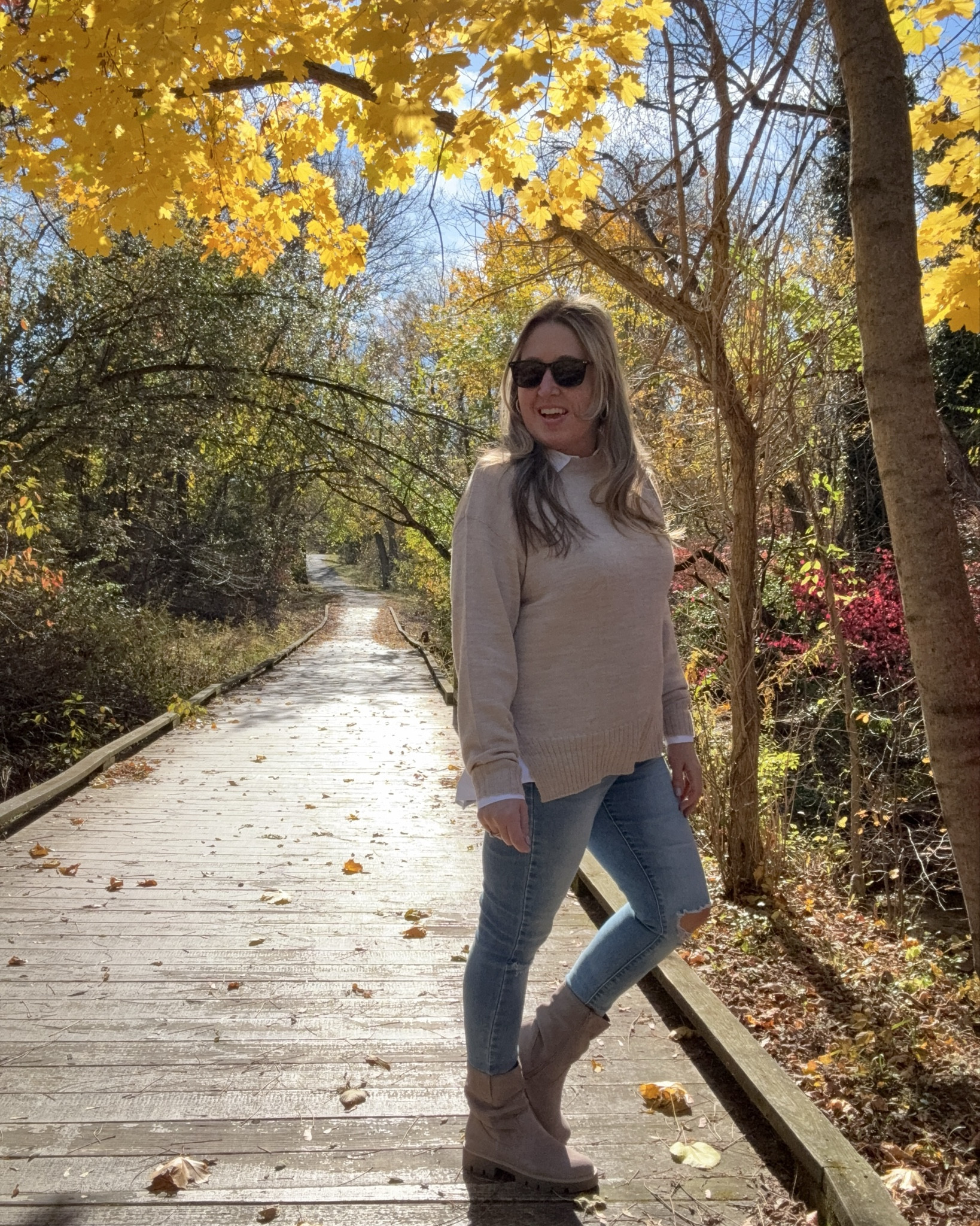 Love a classic Tan sweater🤍

A basic tan sweater is a go to for me in my wardrobe. So many ways to style!✨

#LTKFindsUnder50 #LTKOver40 #LTKU