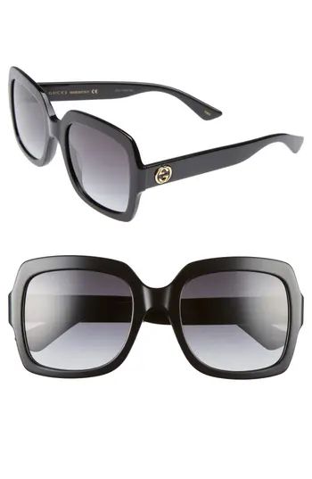 Women's Gucci 54Mm Square Sunglasses - | Nordstrom
