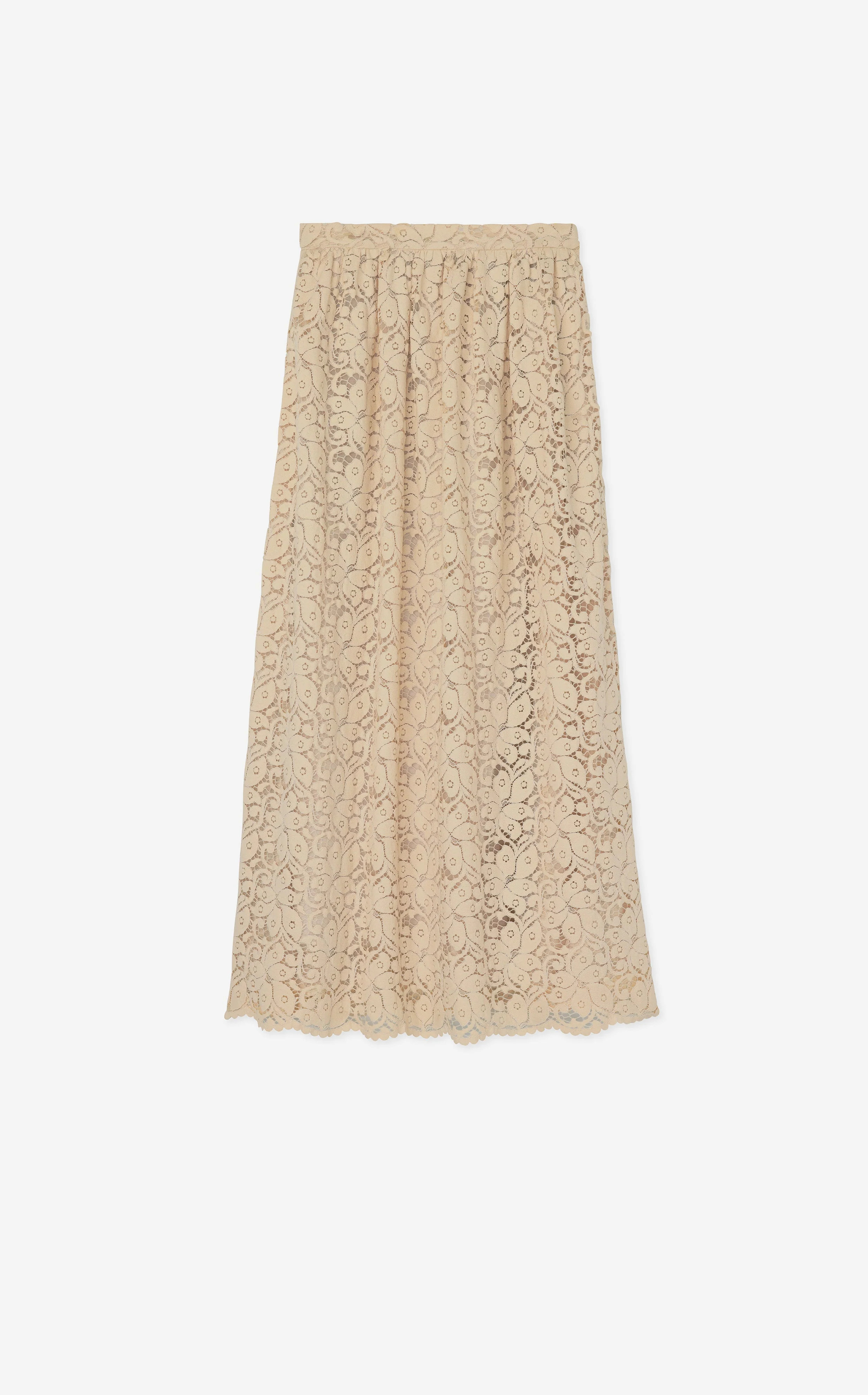 Guipure Lace Skirt | St. John Knits