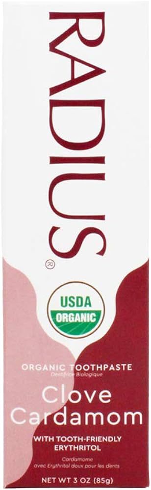 Radius USDA Organic Gel Toothpaste, Non Toxic, Designed to Improve Gum Health and Reduce the Risk... | Amazon (US)
