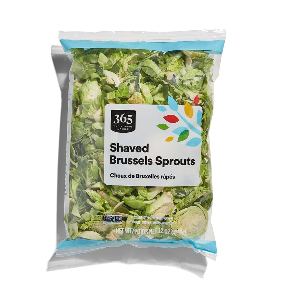 365 Everyday Value, Shaved Brussels Sprouts, 12 oz | Amazon (US)