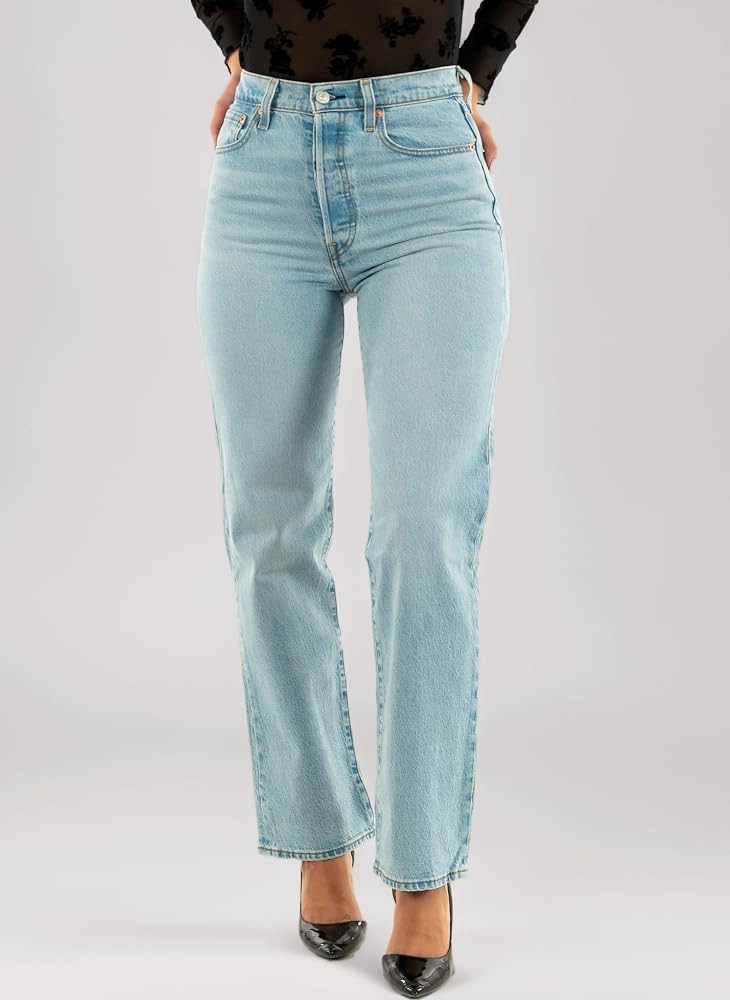 Levi's Women's Ribcage Full Length Jeans Jeans | Amazon (UK)