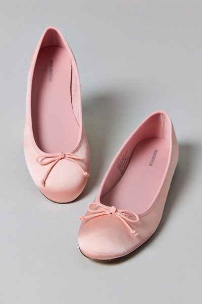 UO Lucy Satin Ballet Flats | Urban Outfitters (US and RoW)