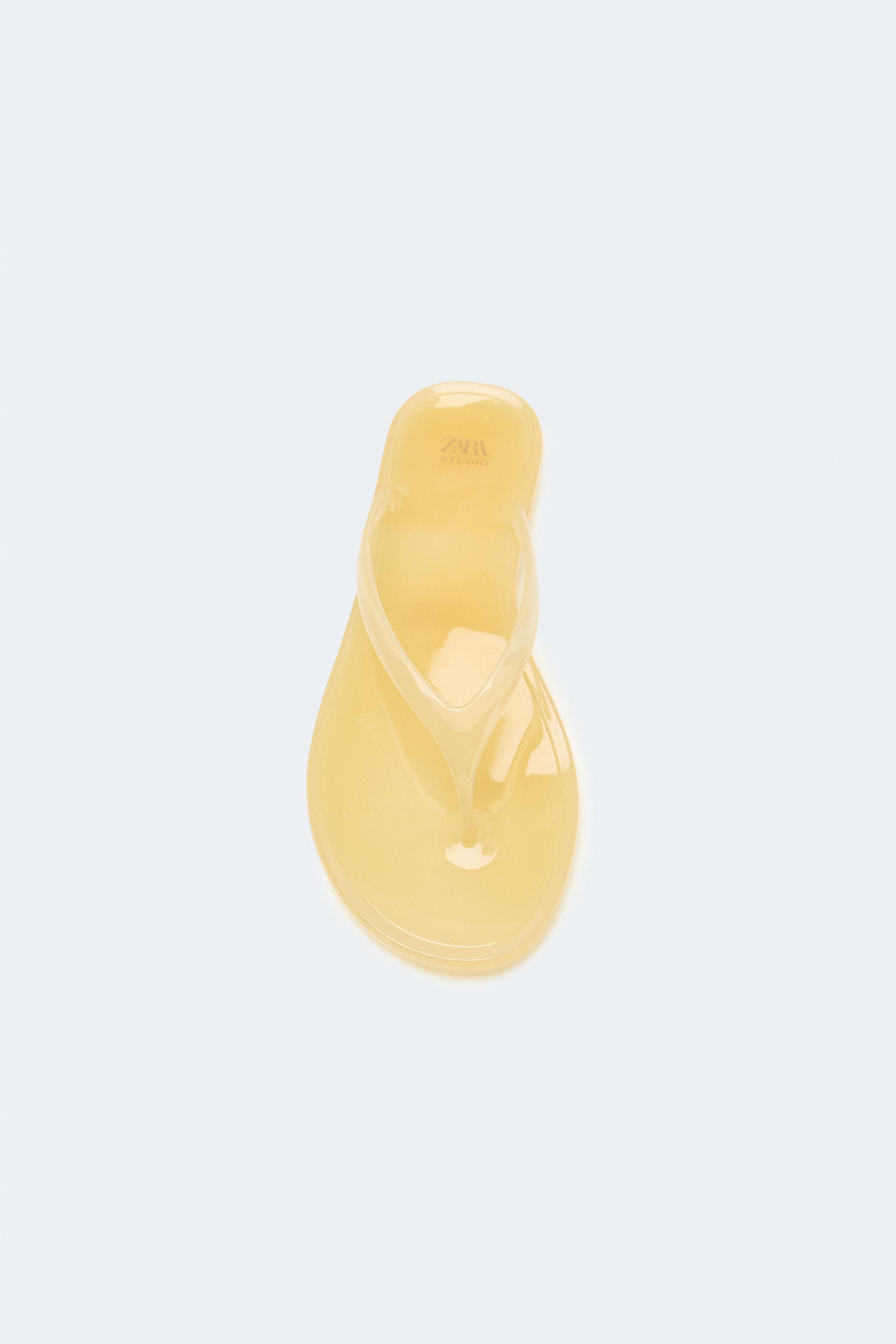 LIMITED EDITION JELLY FLAT SANDALS | Zara US