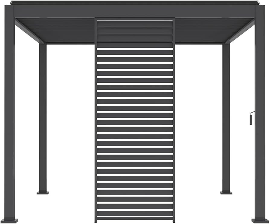 Mirador Accessory - Aluminum Fixed Shutter Wall 1/3 10' Side for 111 Series, Elegant Louvered Des... | Amazon (US)