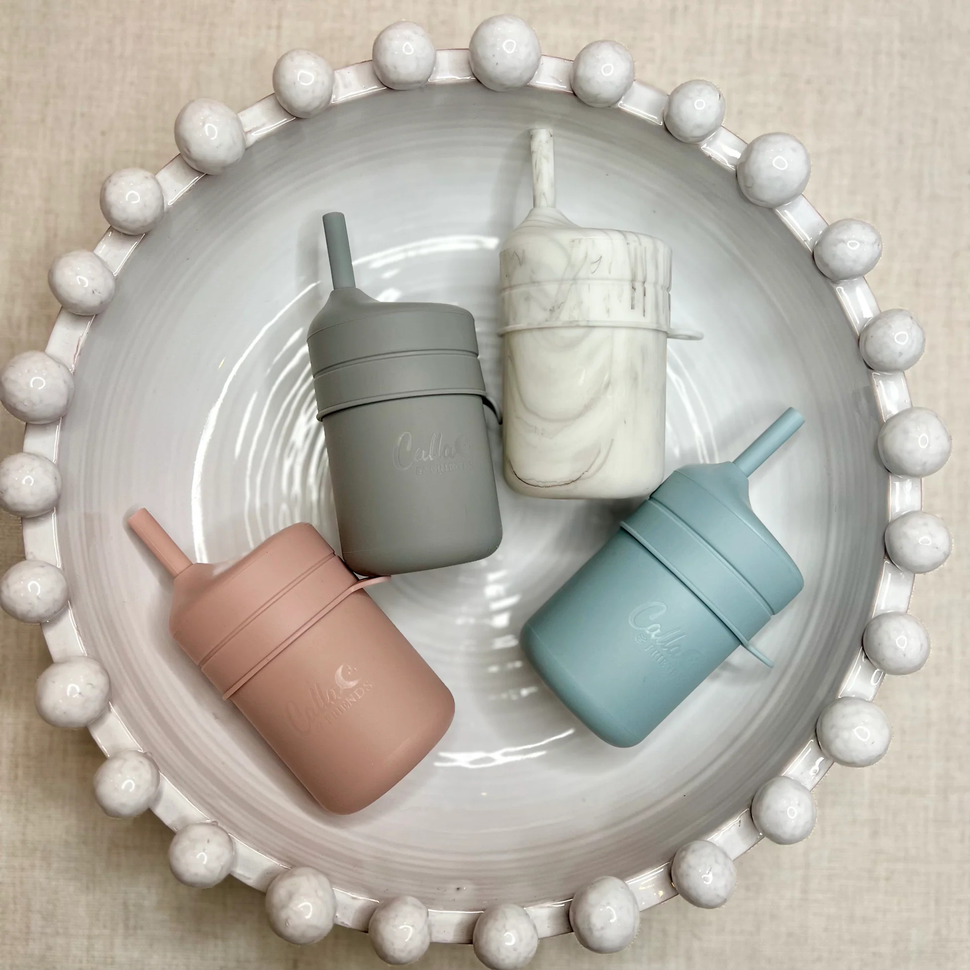 Silicone Transitional Straw Cup | Calla & Friends