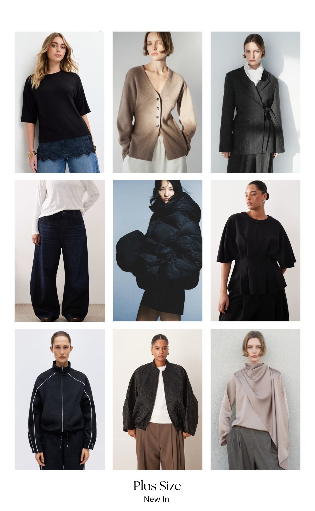 Plus Size New In Picks 

From Peacocks to Arrange at Asos

Winter Outfit Inspiration Work Wear Layering Coats Blazer Lace Bomber Jacket Windbreaker Barrel Jeans 

#LTKuk #LTKplussize #LTKcurves