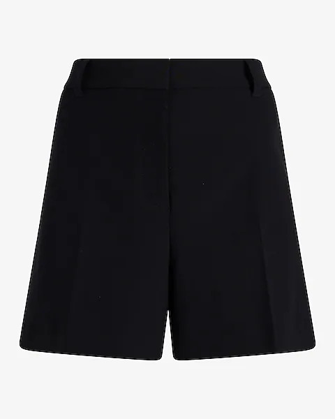 Editor High Waisted Tailored Midi Shorts | Express