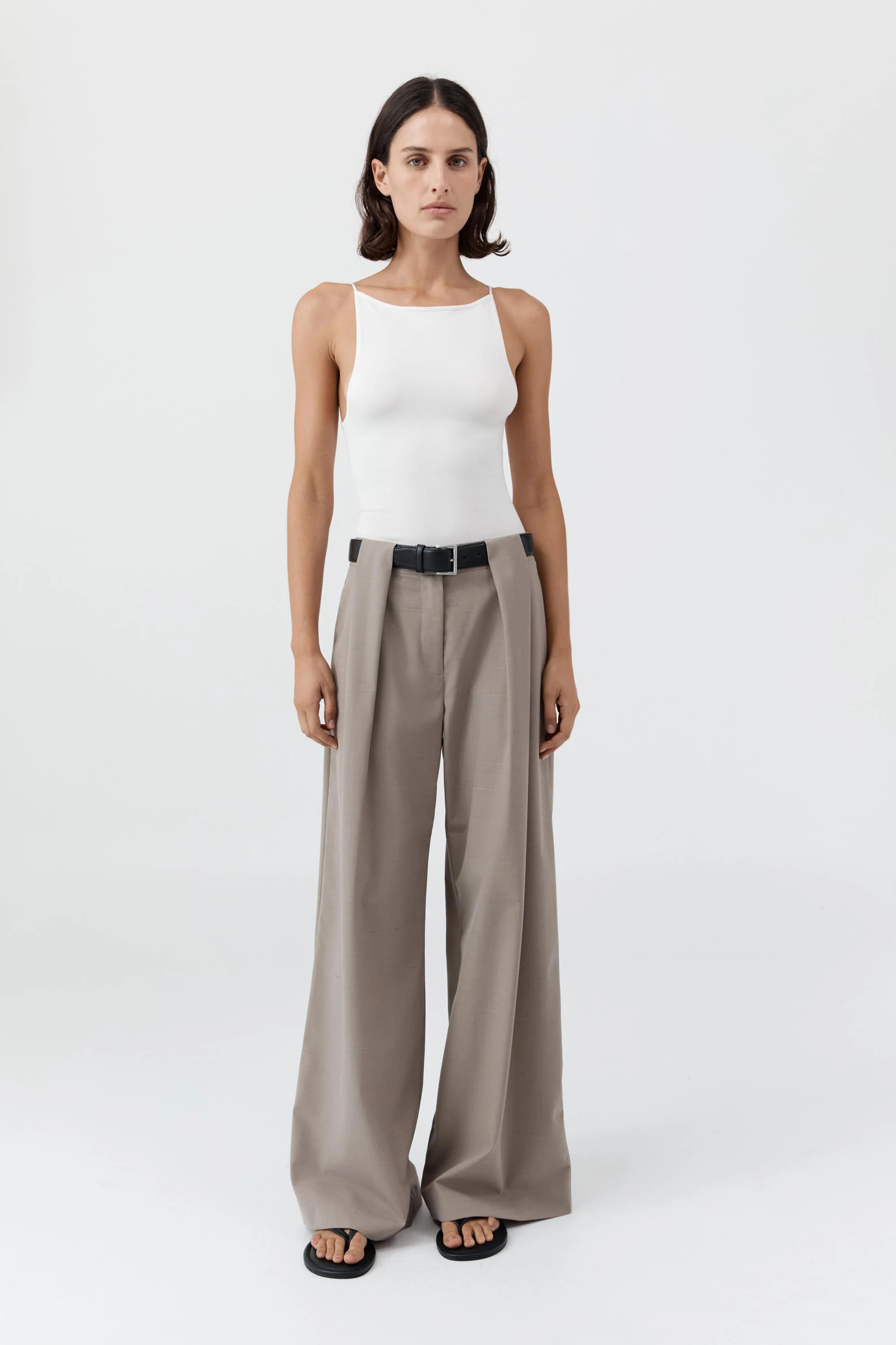 Square Neck Top - Off White | St. Agni (US, UK, EU)