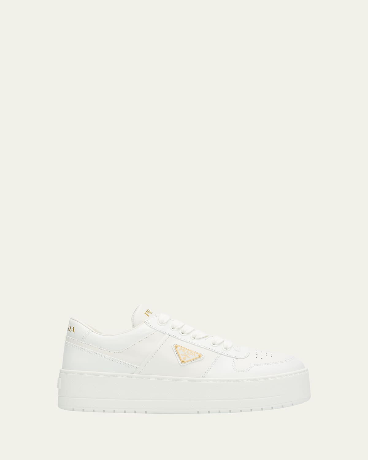 Downtown Platform Leather Sneakers | Bergdorf Goodman