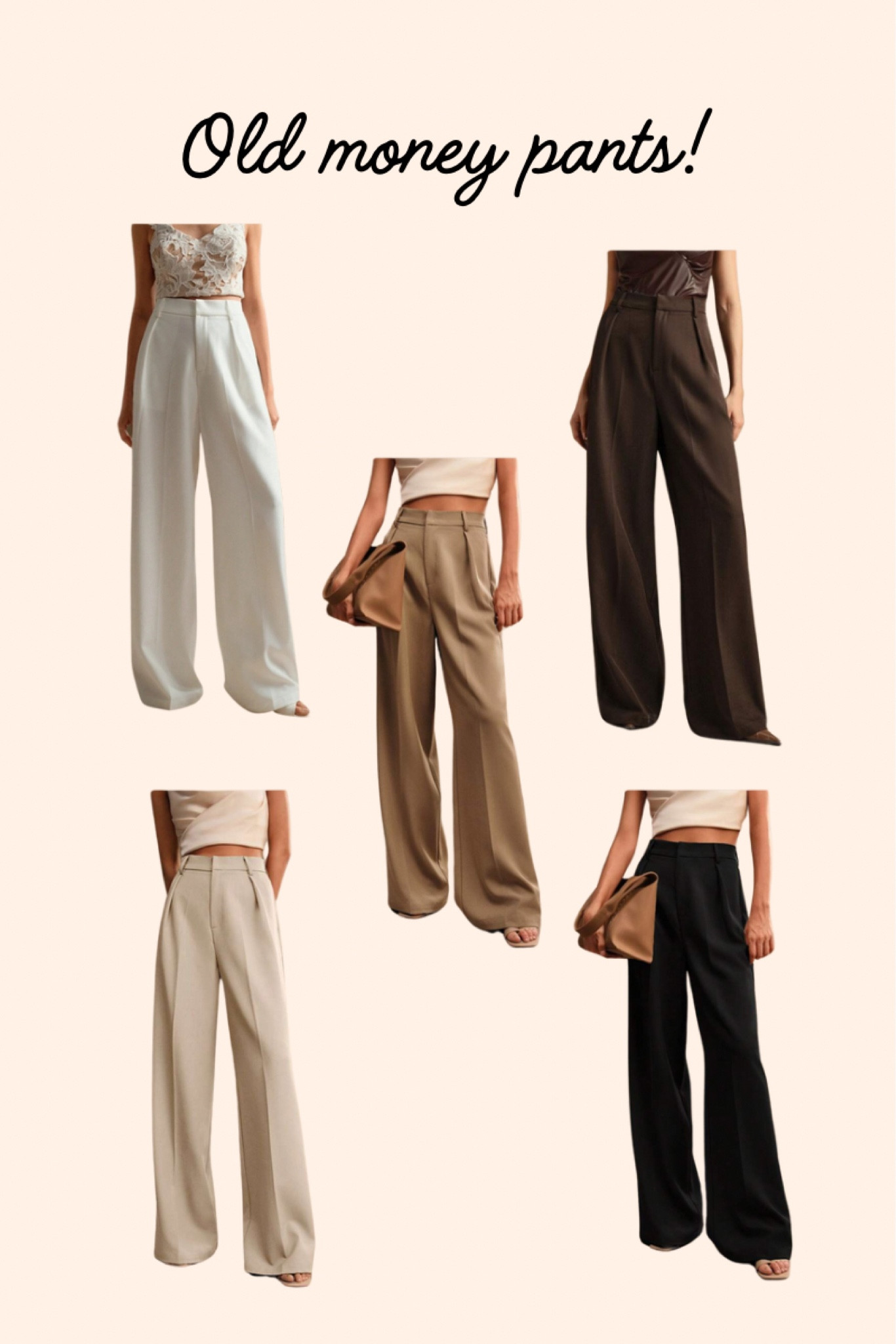 Old money style pants, stylish and elegant trousers! 

#LTKFindsUnder50 #LTKMostLoved #LTKStyleTip