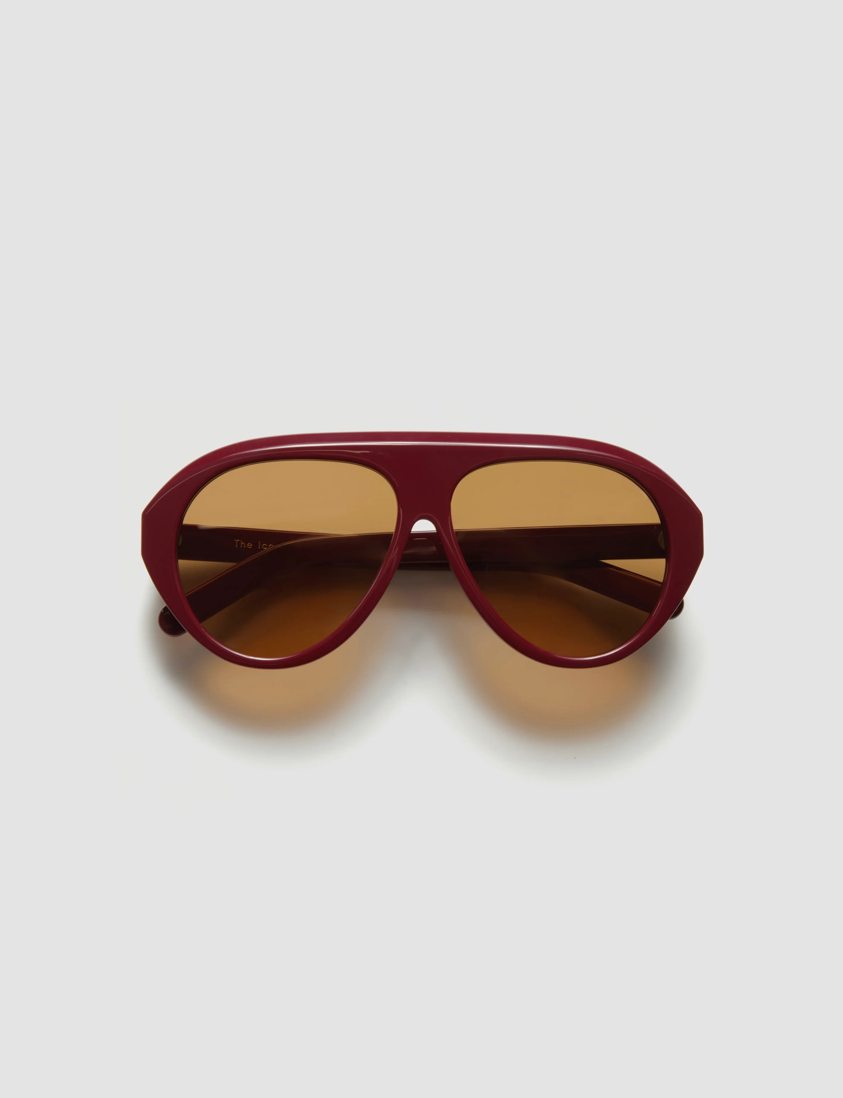 The Icon Sunglasses - Burgundy | Past Midnight 