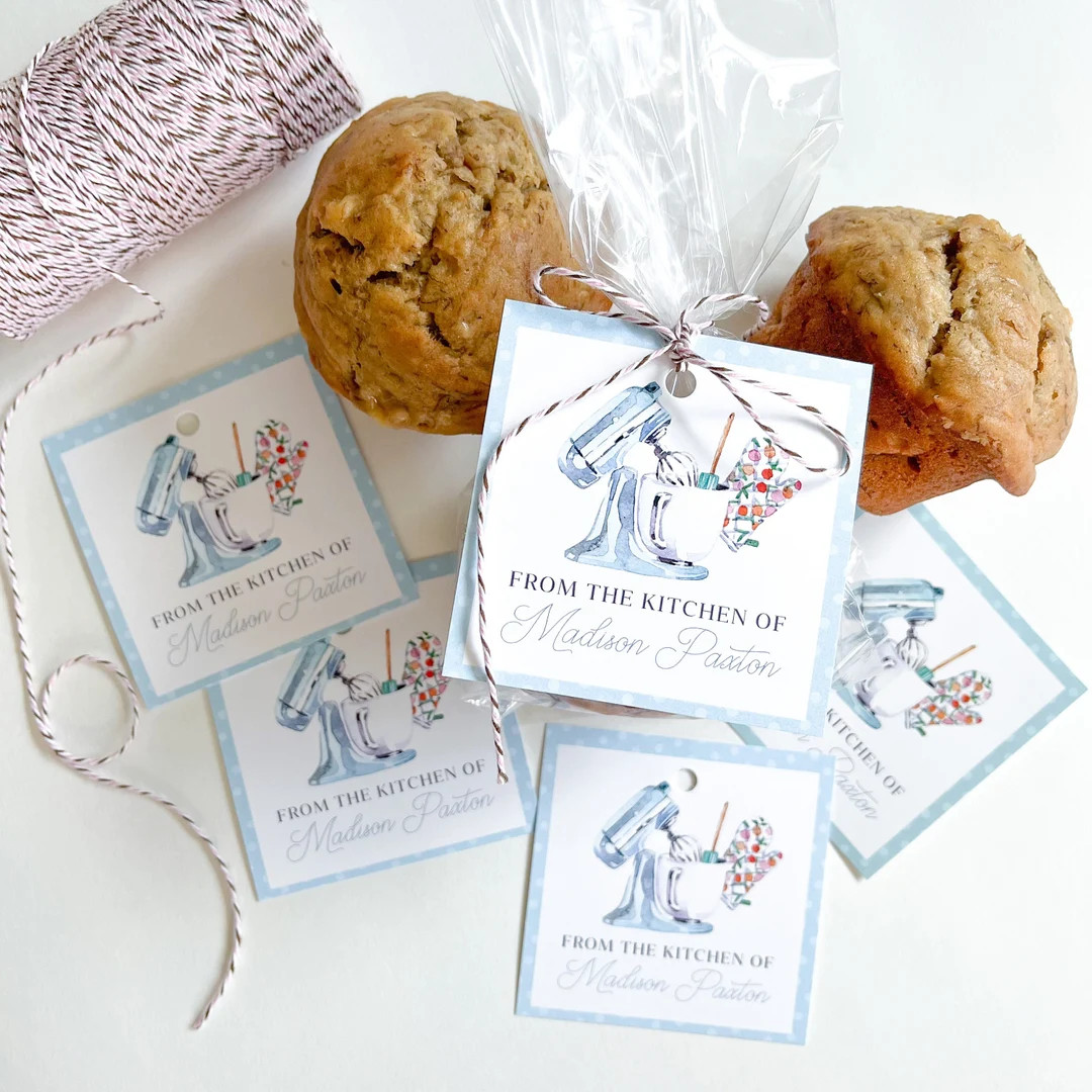 From the Kitchen of Personalized Tags - SET OF 30 PRINTED Tags or Stickers - Etsy | Etsy (US)