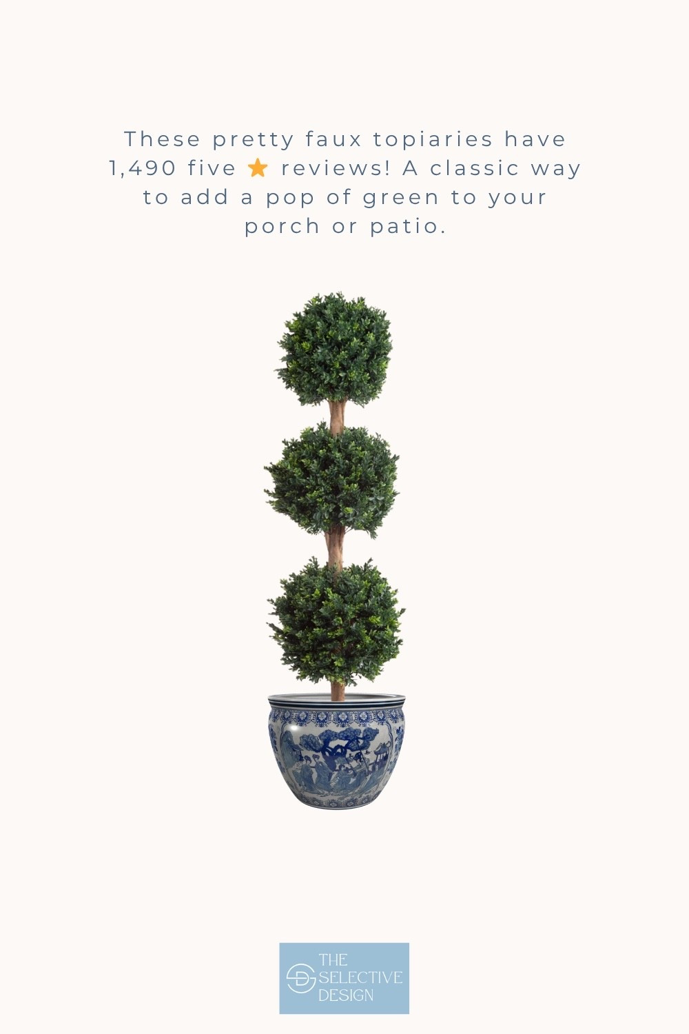 These faux boxwood topiaries are the perfect way to add greenery to your porch. They have amazing reviews! 

Front porch decor | patio decor | front porch design | boxwood topiary

#LTKSaleAlert #LTKHome
