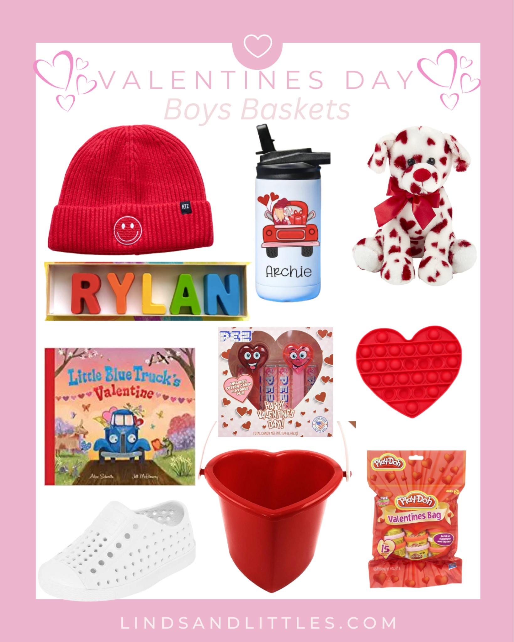 Boys Valentines Day gift basket ideas #Valentinesday 

#LTKunder50 #LTKkids #LTKFind