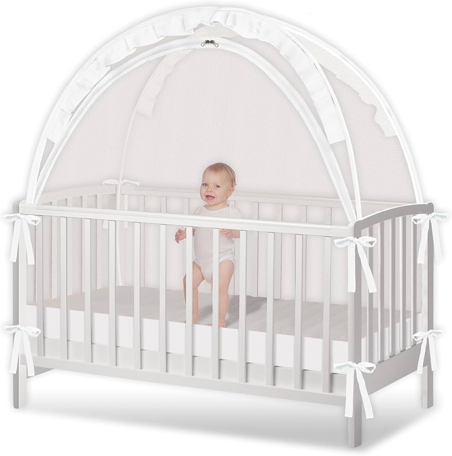 Crib Tent - Crib Net to Keep Baby in, Stop Baby from Climbing Out of Crib, Pop Up Baby Crib Tent ... | Amazon (US)