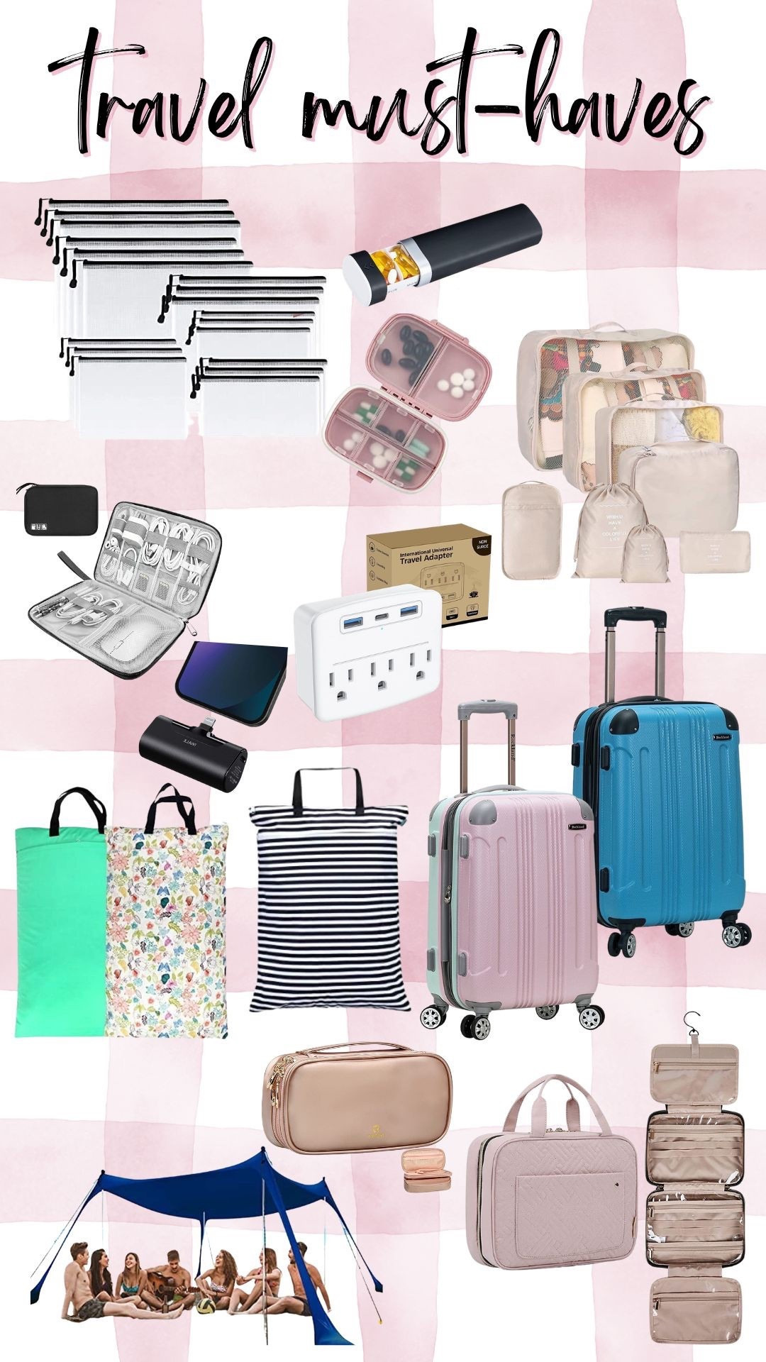 All of my must-haves for traveling!! 

#LTKSwim #LTKTravel #LTKSeasonal