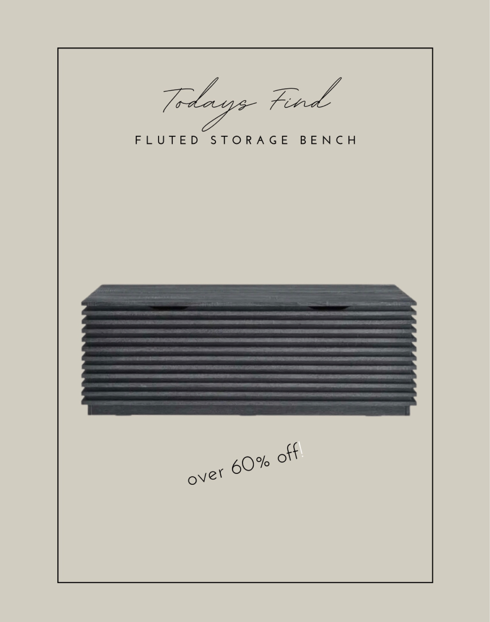 Fluted furniture storage bench. Black wood bench perfect for an entry way with lift top storage! 

#LTKFind #LTKsalealert #LTKhome