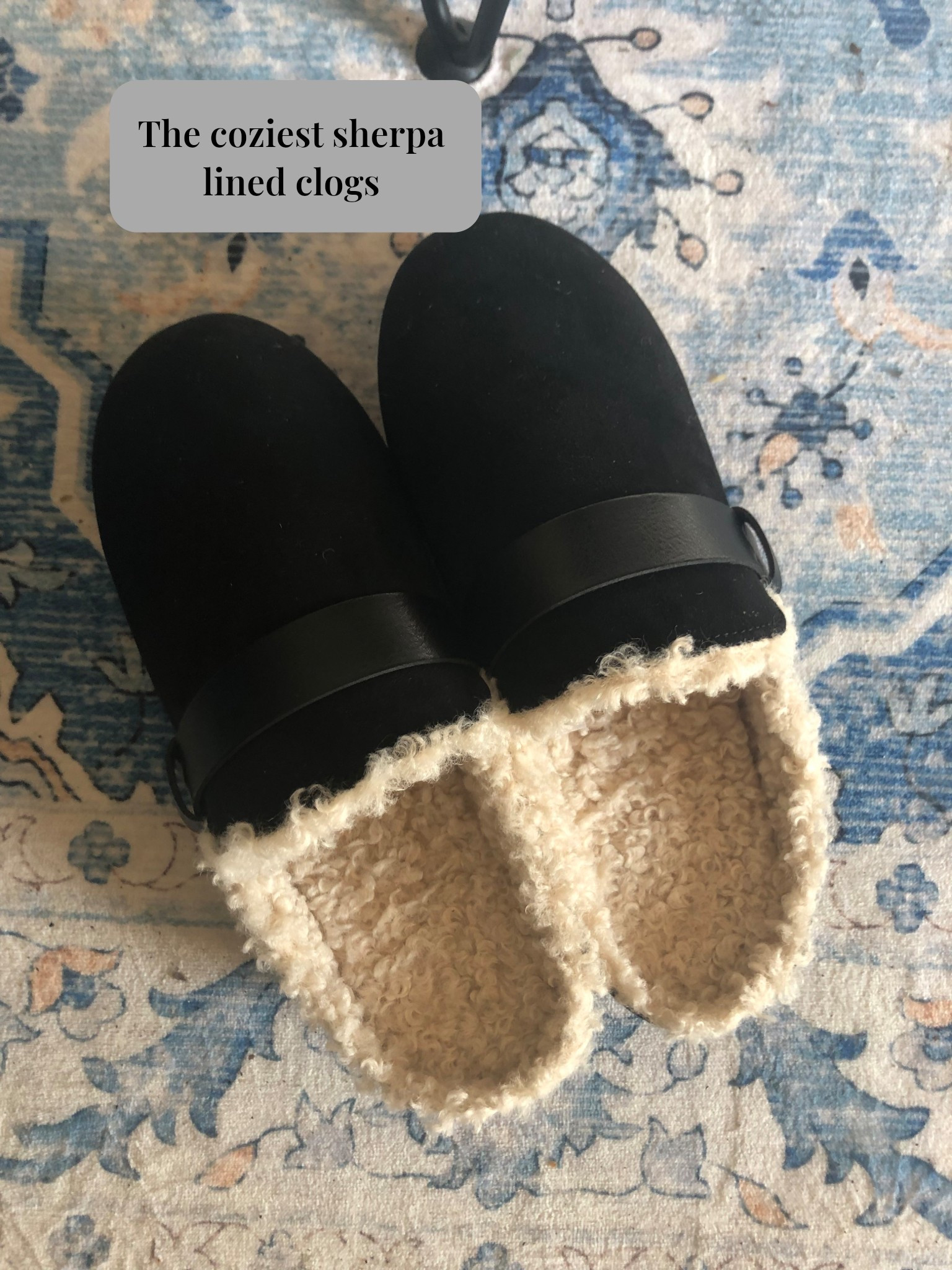 The coziest Sherpa lined clog $20 

Sized up half a size 

#LTKSaleAlert #LTKFindsUnder50 #LTKSeasonal