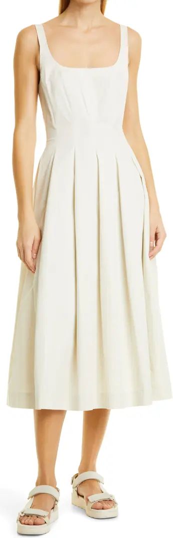 Vince Paneled Stretch Cotton Dress | Nordstrom | Nordstrom