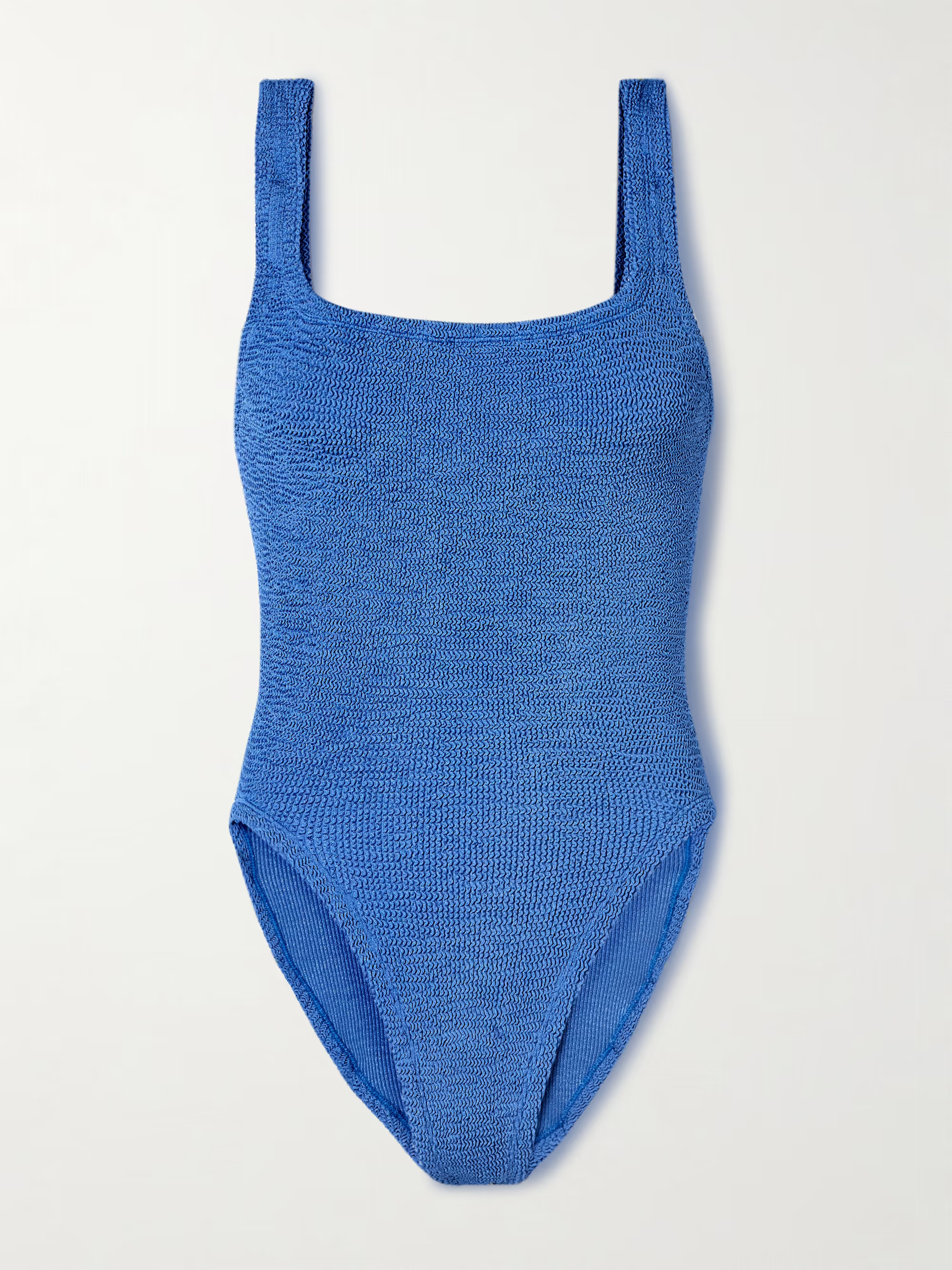 Metallic seersucker swimsuit | NET-A-PORTER (US)