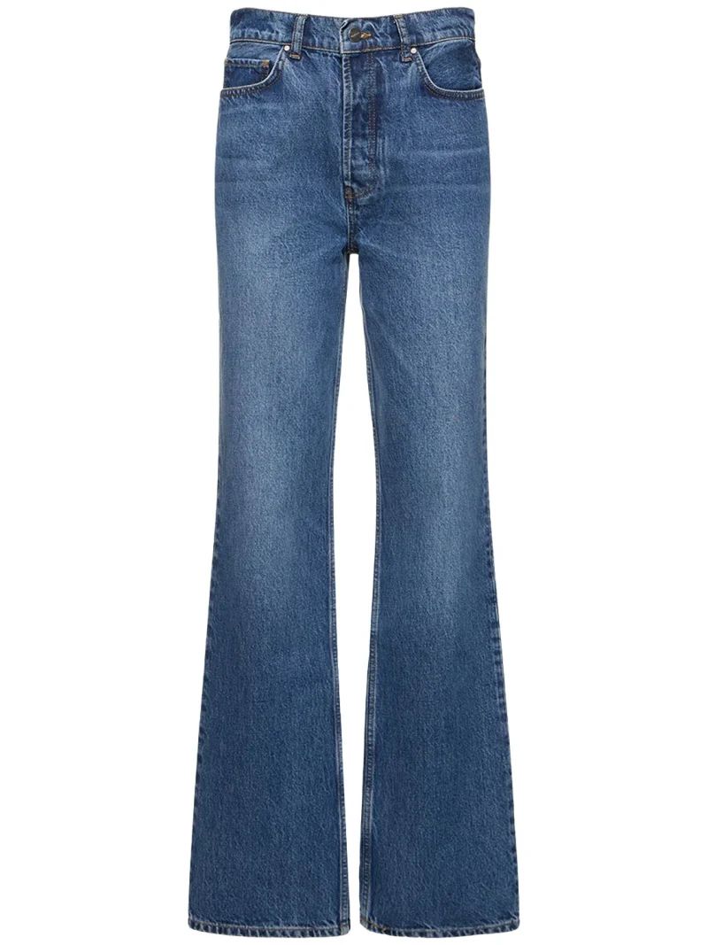 Olsen high rise straight jeans | Luisaviaroma